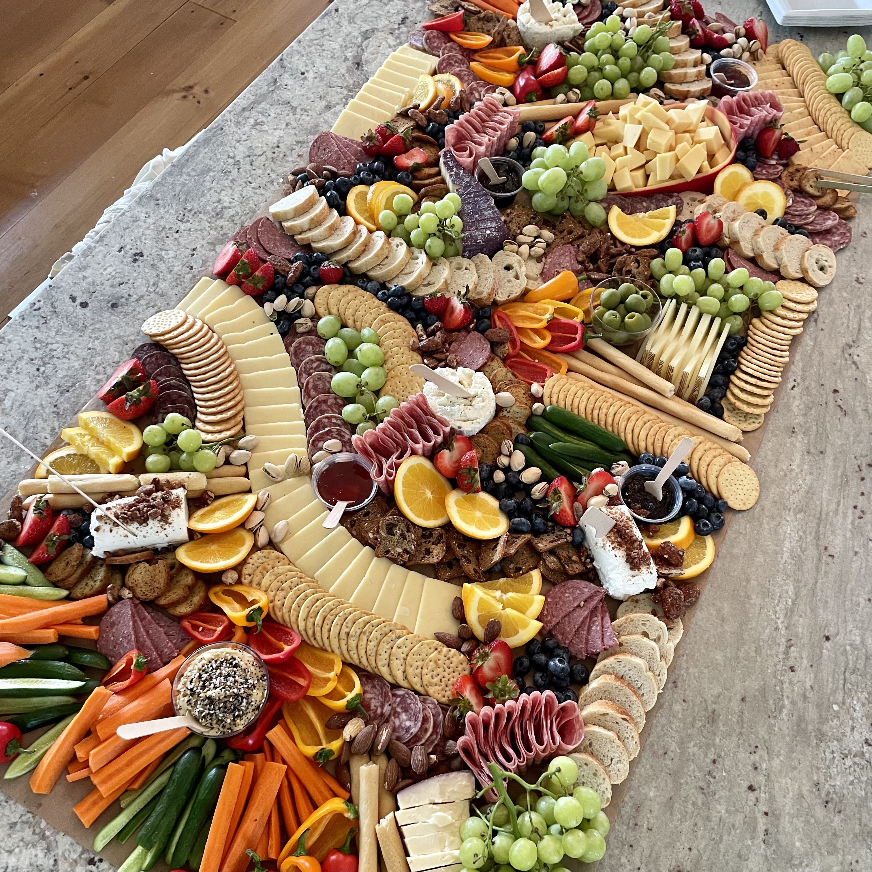 platterful charcuterie gazing table