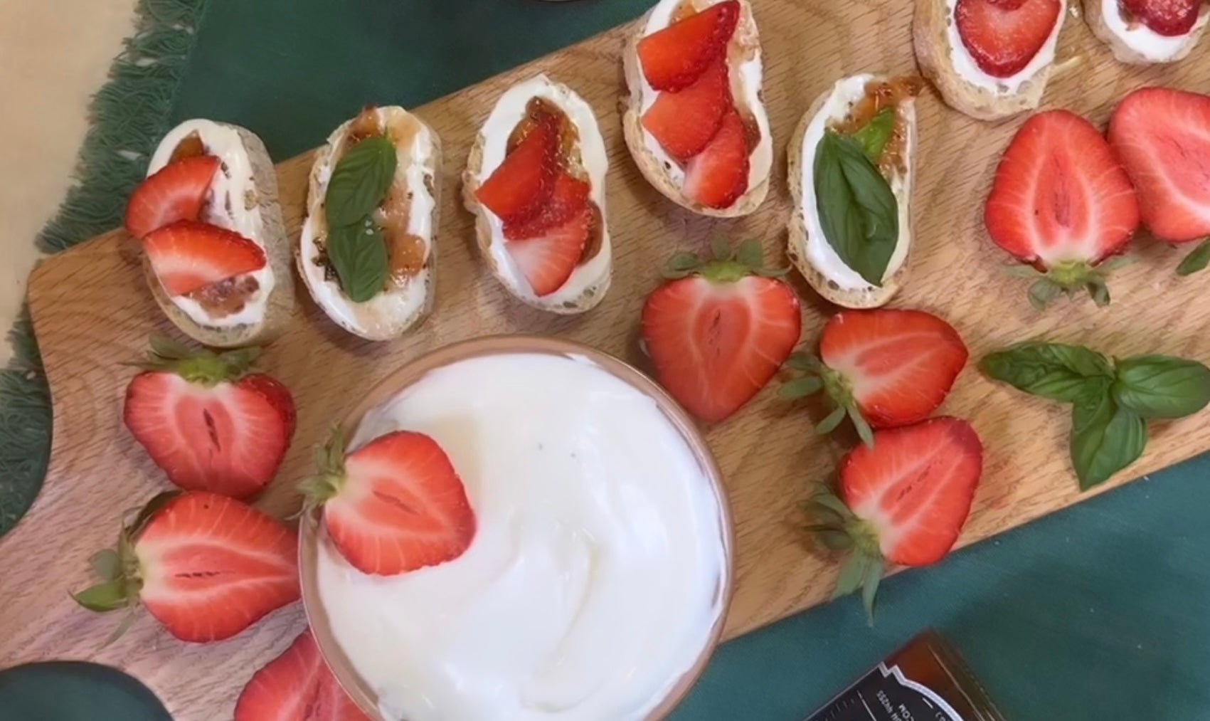 Jammy Whipped Goat Cheese