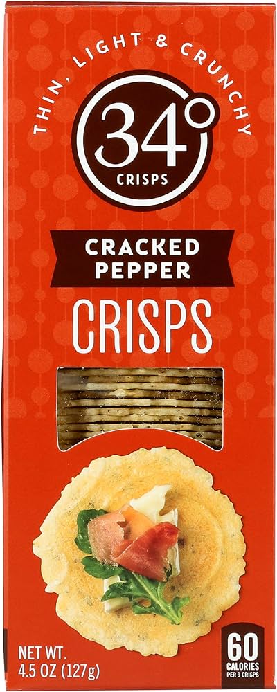 34 Degrees Cracked Pepper Crisps