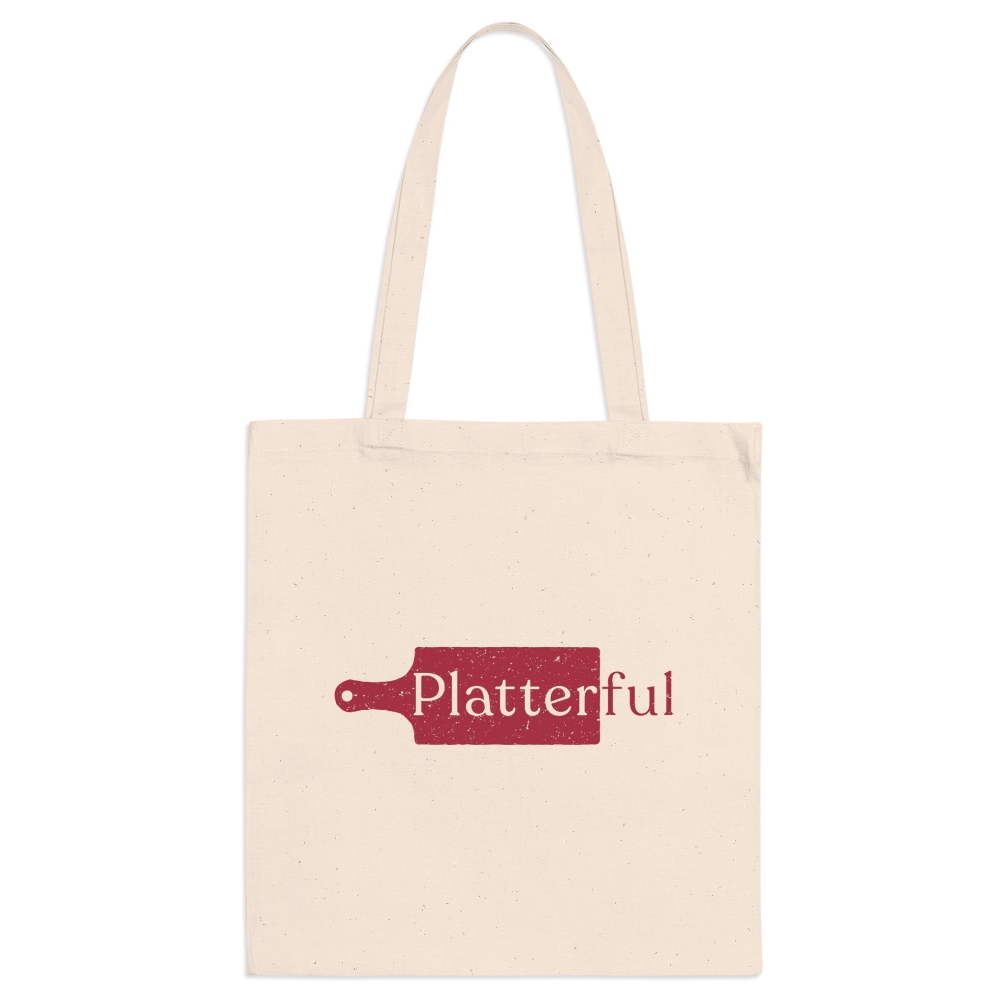 Canvas Tote Bag with Platterful Logo