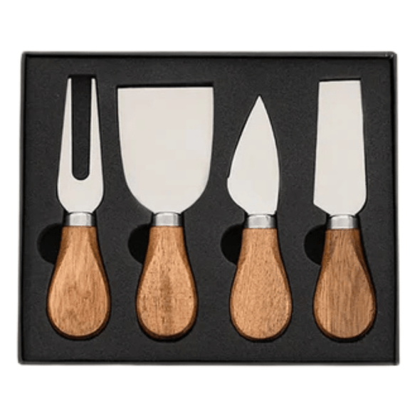 Ironwood Gourmet Cheese Knives || Acacia Wood