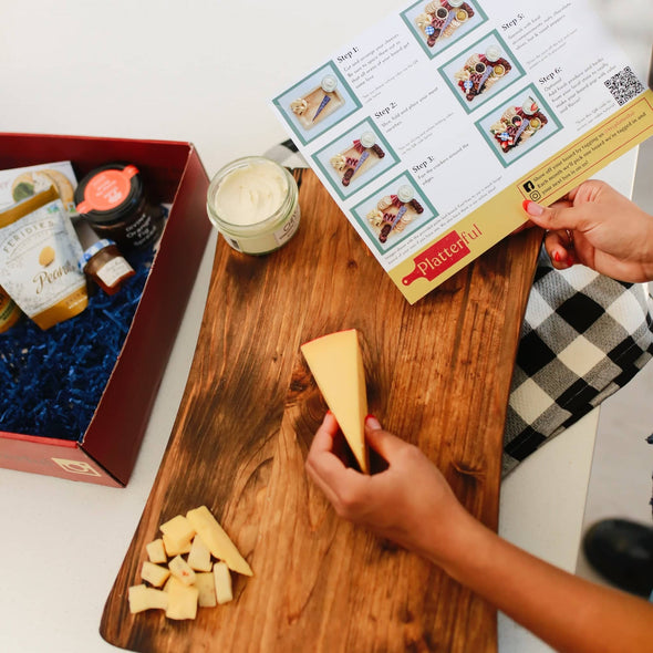 A step-by-step tutorial on how to build your own delicious charcuterie board.