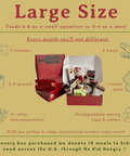 Large Platterful Charcuterie Kit - Every month you'll get different cheeses, meats, spreads, cracker packs, and accompaniments to create the best charcuterie board.