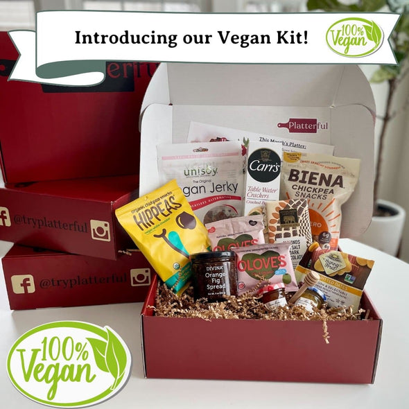 Platterful's Vegan Charcuterie kit is now available!