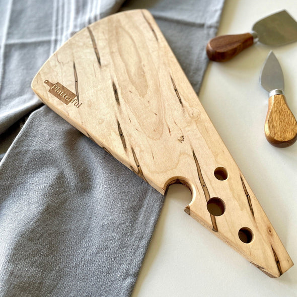 Handcrafted Ambrosia Maple Swiss Cheesy-board