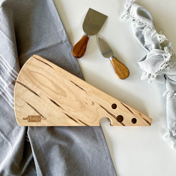 Handcrafted Ambrosia Maple Swiss Cheesy-board