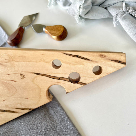 Handcrafted Ambrosia Maple Swiss Cheesy-board